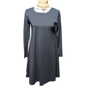 NWT COS Black Crew Neck Midi Dress 566252‎